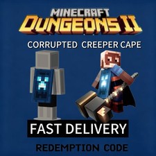 Minecraft(Dungeons II) Corrupted Creeper Cape Code | Applicable only Dungeons II