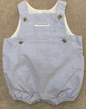 JANIE AND JACK LIGHT BLUE SUNSUIT SIZE 0-3 MOS. - EX COND.