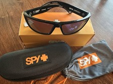 New SPY ROCKY Sunglasses Soft Matte Black / Gray POLAR Blue Spectra Lens