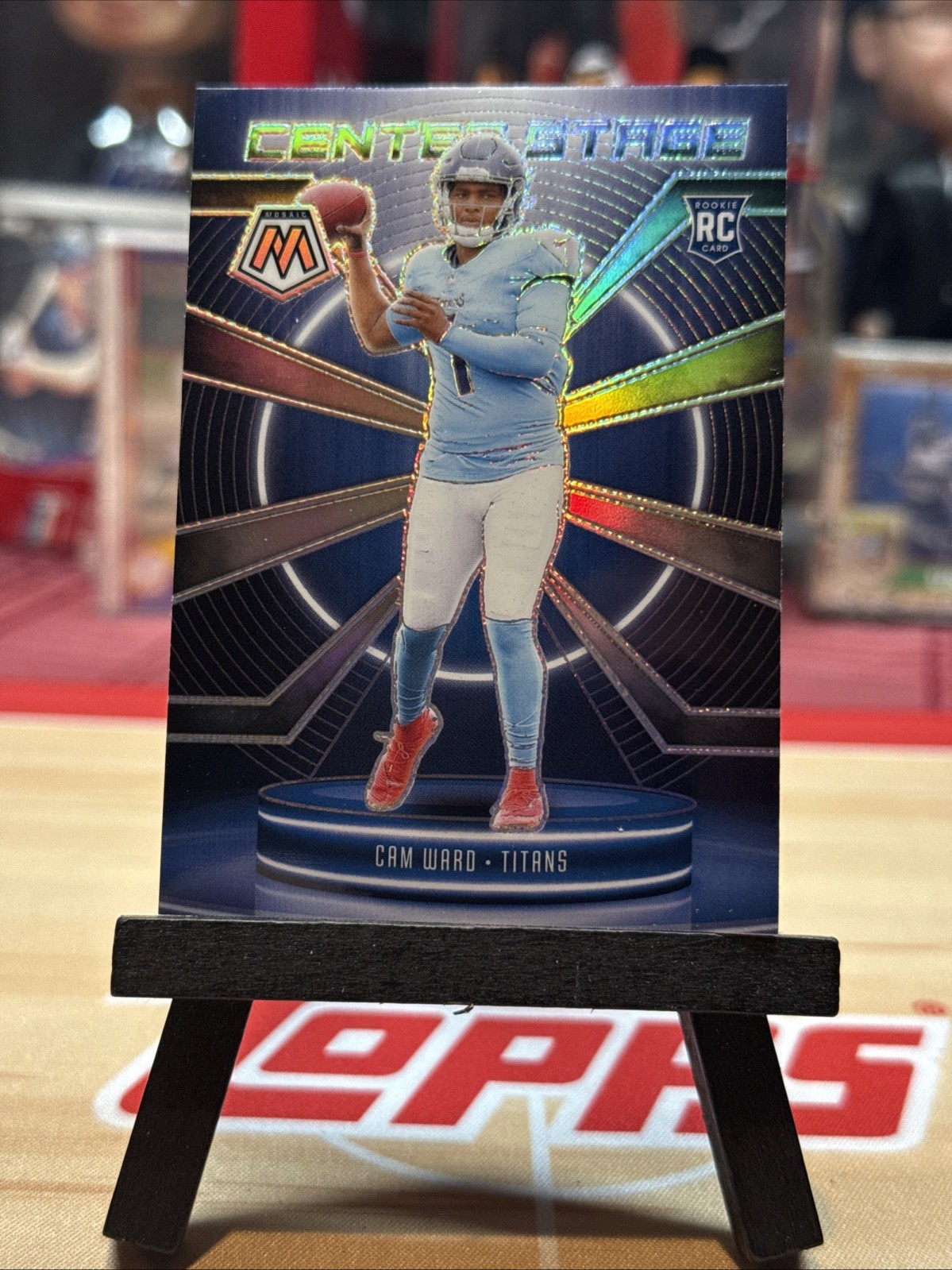 2025 Panini Mosaic - Center Stage Mosaic Cam Ward #17 Silver Prizm (RC)