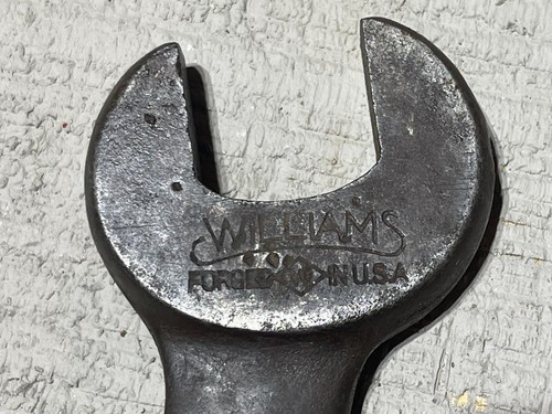 Vintage Williams 5 Open-End Wrench MADE IN USA 8” Long - Picture 7 of 9