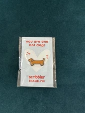 Sausage Dog / Dachshund Enamel Pin Badge Christmas Stocking Filler Gorgeous