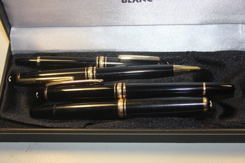 Montblanc obra maestra 4810 14c oro 14K 585 pluma de oro llenadora de pistón - Imagen 18 de 19