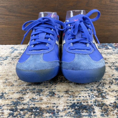 Asics Onitsuka Tiger Mexico 66 Blue Leather HL474 Shoe Women Sz US 7.5, 39EU - Picture 8 of 14