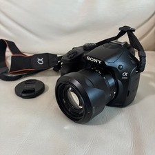 Sony Alpha a3000 20.1MP Digital Camera Black w/ E OSS 18-55mm Lens Kit Tested