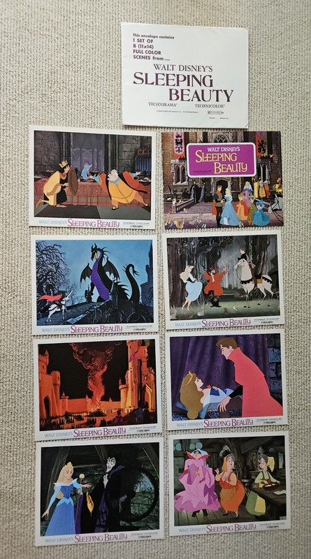 Sleeping Beauty 1979 original 11x14 LOBBY SET of 8 cards DISNEY
