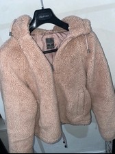 Pink Teddy Oversized Fleece jacket Size S/M