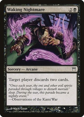 Walking Nightmare 4x FOIL CHK MTG Champions of Kamigawa Common NM black