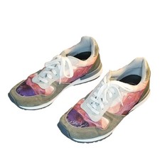 Inkkas Andes Jogger Women's Size 11 Beige Taupe Suede Running Shoes Sneakers