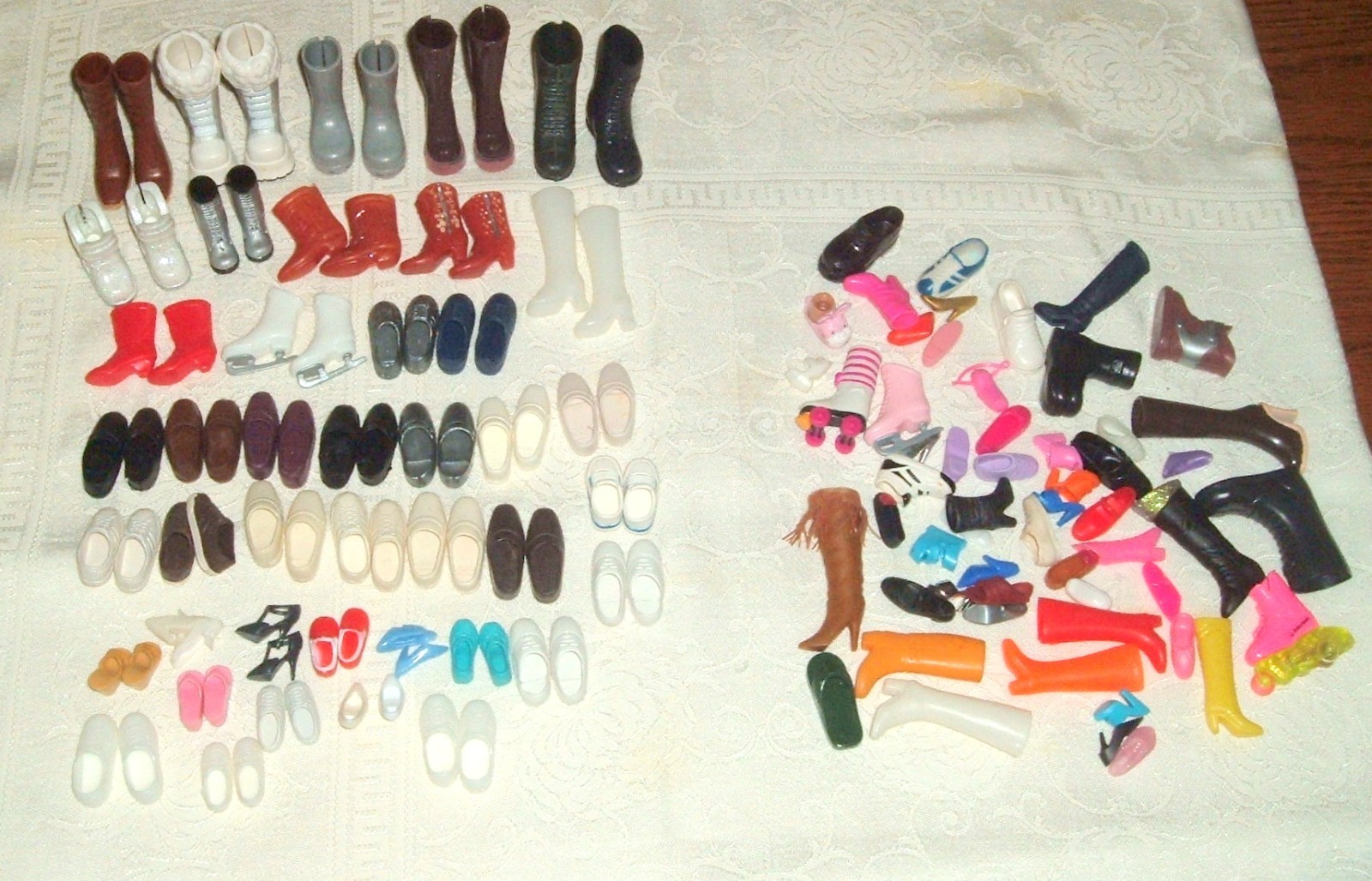 Lot Vtg Ken & Barbie Shoes Boots