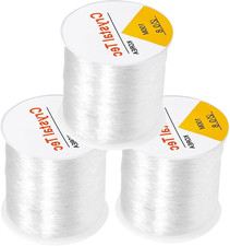 0.8Mm Clear Elastic String for Bracelets, 300M Stretch String Cord for Bracelet