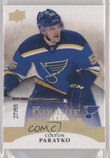 2015-16 Upper Deck Ice Exquisite Rookies Gold Spectrum 27/55 Colton Parayko 7m0