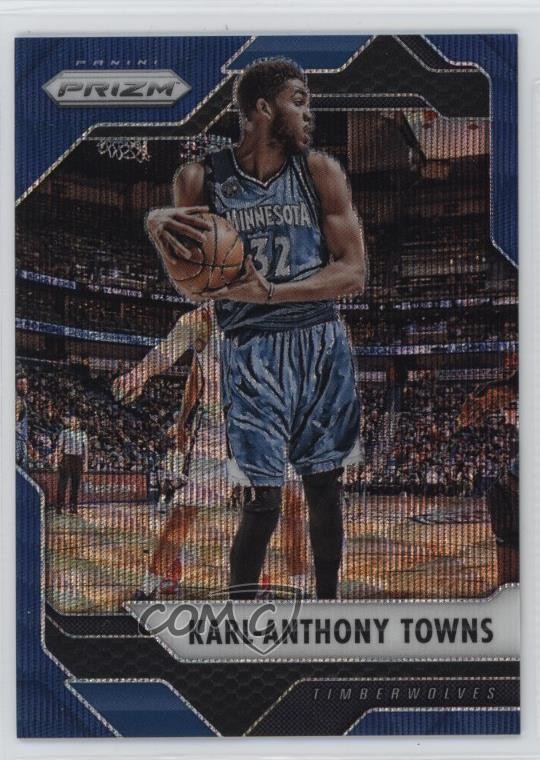 2016-17 Panini Prizm Blue Wave Prizm /99 Karl-Anthony Towns #262 0g65