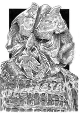 DOCTOR WHO ORIGINAL ART "Styggron" by Spectroxart