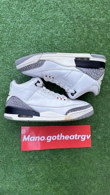 Nike Air Jordan 3 White Cement Reimagined/Black/Gray/Red 