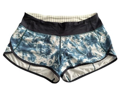 Lululemon Run 6 So Seaside Silver Fox Alberta Lake Naval Blue Speed Short GG13-4