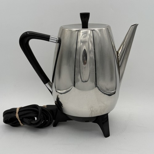 Caffettiera vintage West Bend a percolatore automatico da 6 a 10 tazze made in USA LEGGI - Foto 1 di 17