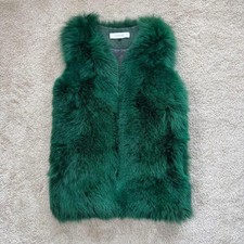 Rare color Le Ciel Bleu fox  vest gilet green.