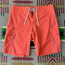Lululemon Men's Board Shorts Pink Size 38 Performance Swim Trunks Beach Gym B1