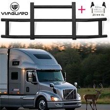 Front Deer Guard Bumper Protector Mounting Bracket Kit For Volvo Vnl 2004-2017