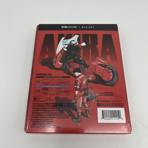 Akira w. Steelbook (4K UHD + Blu-ray, 1988, Region Free) *BRAND NEW/SEALED* - Picture 4 of 4