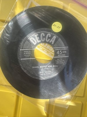 Bill Haley Shake, Rattle And Roll / A.B.C. Boogie 45 RPM Decca Records Vinyl 7 