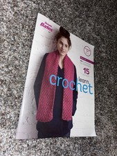 Learn crochet susan bates 15 easy projects bo...