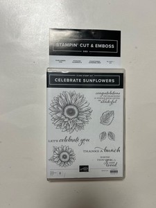 Stampin Up Celebrate Sunflowers Bundle*Used*Free Shipping