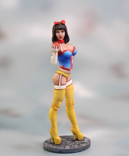 white snow Painted Collection Miniature 3D Figurine 54 mm 1/32