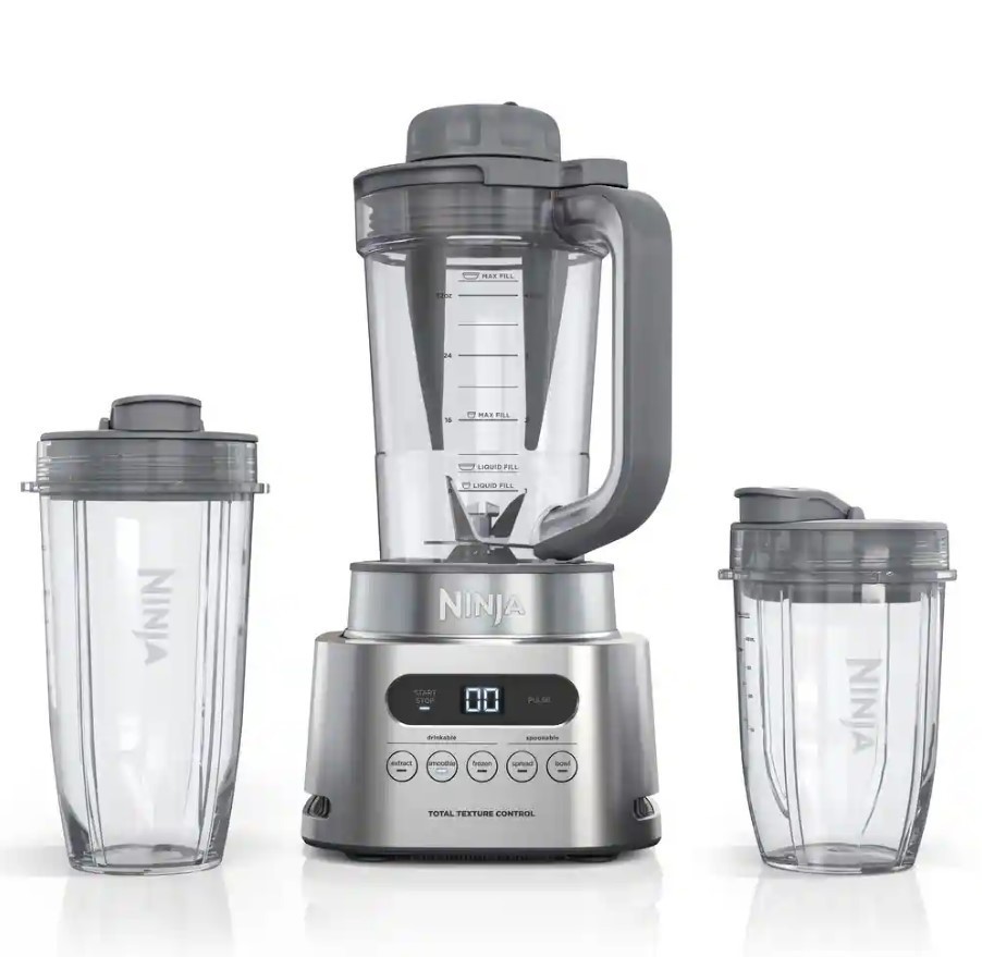 Ninja TWISTi Blender DUO Smoothie Maker - Gray (SS151) for