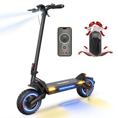 Electric Scooter 2000W Dual Drive Up to 38MPH 80KM Range 10'' Off Road E-Scooter