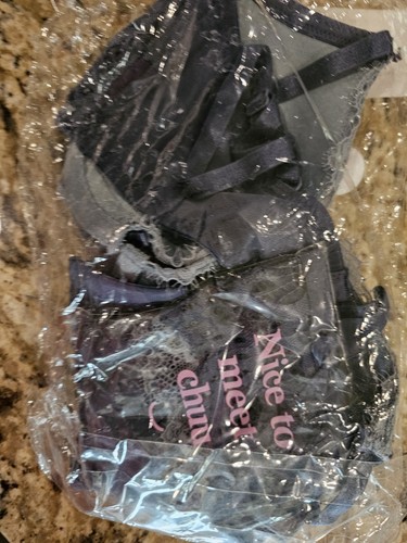 Nice to Meet you Bra+pantie set Blue .75c/M - Picture 2 of 6