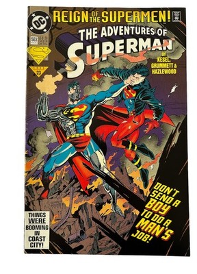 Vintage 1993 DC The Adventures Of Superman Comic No.503 Featuring Superboy (9.2)