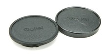 Rollei Front Plastic Lens Cap With 50mm Inside Diameter  SLR Body Cap With Logo