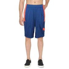 Puma Men's Regular Fit Cat Training Fitness Shorts, Blue, Size L