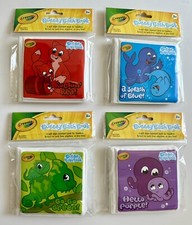 CRAYOLA Bubbly Bath Books, Ages 3 , "Set of 4", Soft Toddler Bath Books, Sealed