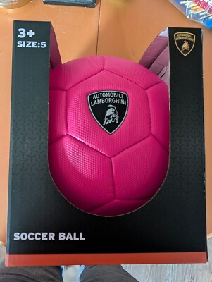Automobili Lamborghini Soccer Ball Fußball Pink Rosa Größe 5 RAR Selten NEU OVP