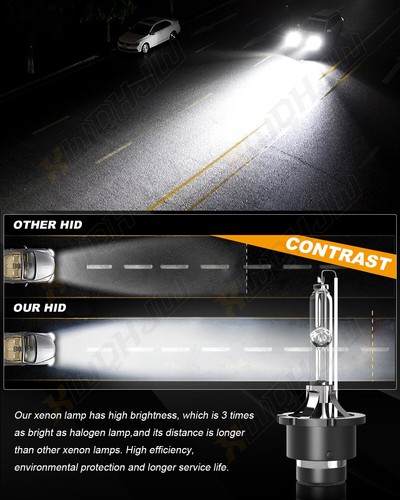 2 New D4S HID Xenon Headlight Bulbs 6000K For Toyota Lexus 66440 42402 set - Picture 7 of 10