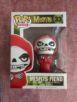【廃盤・激レア】Funko POP! Rocks ミスフィッツ・フィエンド 33 Funko Pop #33 Rocks Misfits Fiend in Hard Stack Retired Vaulted