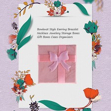 24pcs Gift Boxes Case Bowknot Style Earring Bracelet Earring Storage Case