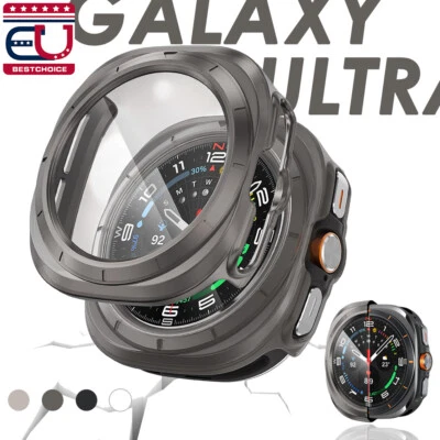 EUBESTCHOICE For Samsung Galaxy Watch Ultra 47mm Full Protective Case Cover Screen Protector