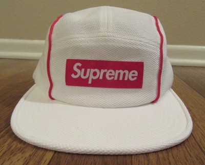 supreme pique piping camp cap