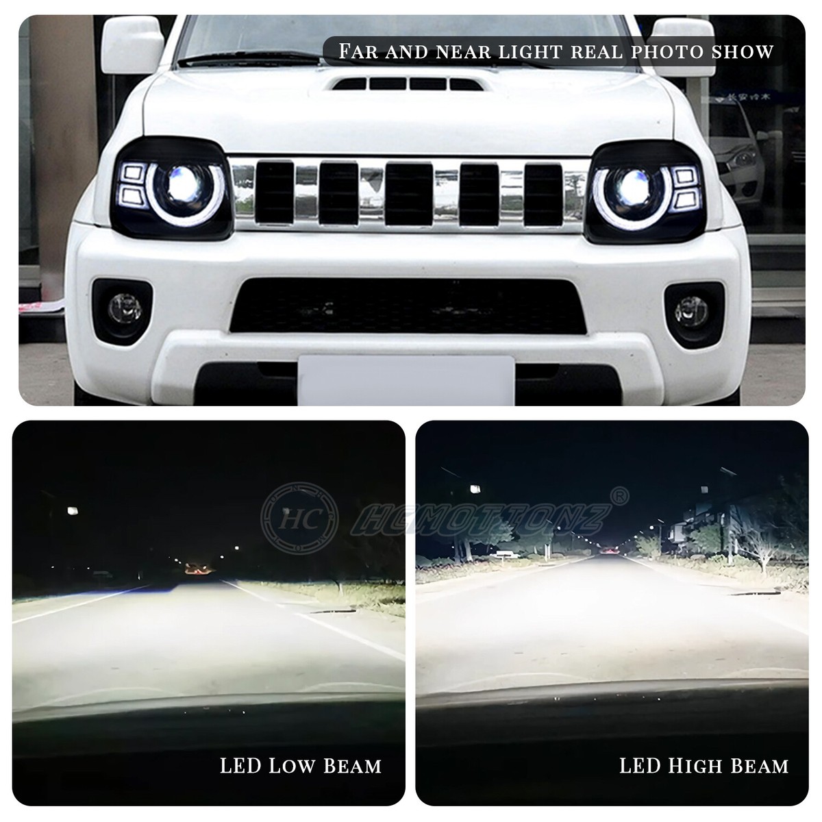 HCmotion LED Headlight For 2007-2015 Suzuki Jimny Assembly LED