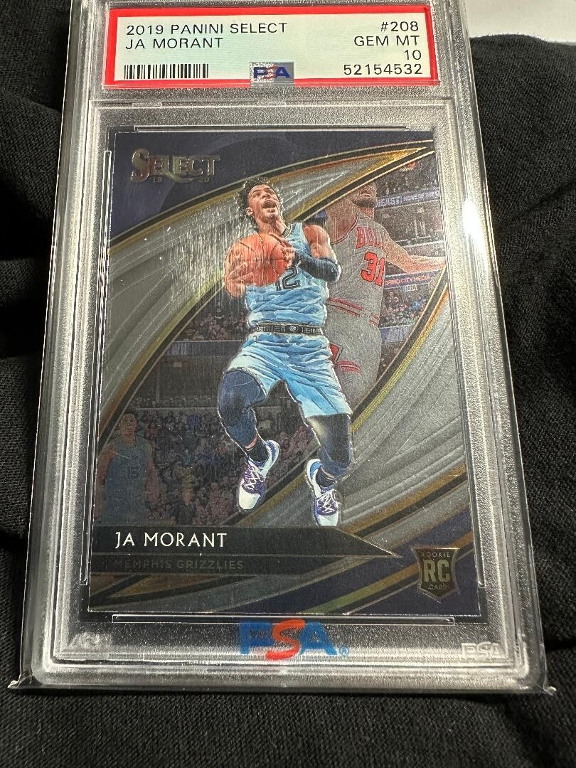 2019-20 Panini Select - Courtside #208 Ja Morant (RC) PSA 10 GEM MINT