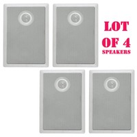 Lot Of (4) Pyle Pdiw52 5.25 2-way In-wall Speaker System / Directional Tweeters on sale Lot Of (4) Pyle Pdiw52 5.25 2-way In-wall Speaker System / Directional Tweeters on sale