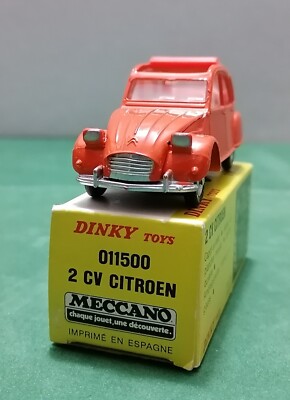 CITROEN 2CV - Vintage Dinky toys 500 Made in Spain 1967 | eBay