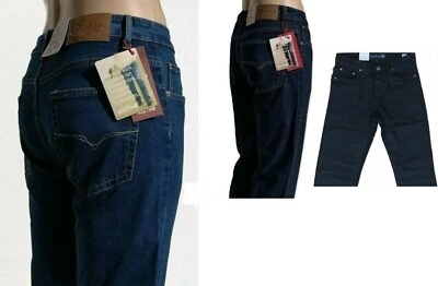 SUPERSCONTO Jeans Uomo Mastino 4 stagioni Vita Alta Elasticizzato Regular F.