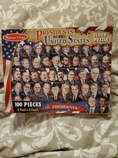 Melissa and Doug Presidents Of The United States Floor Puzzle 100 Pieces