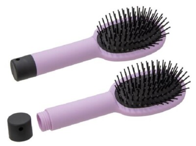 Stash Haarbürsten Safe Versteck - Pink/Lila mit cleverem Geheimfach Geldversteck