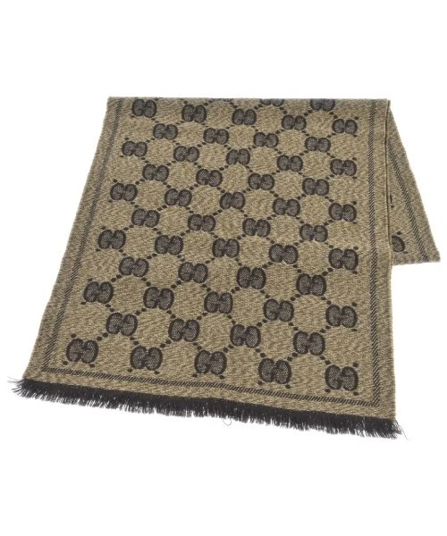 Foulard GUCCI beige x marron (motif total) 2200409829044